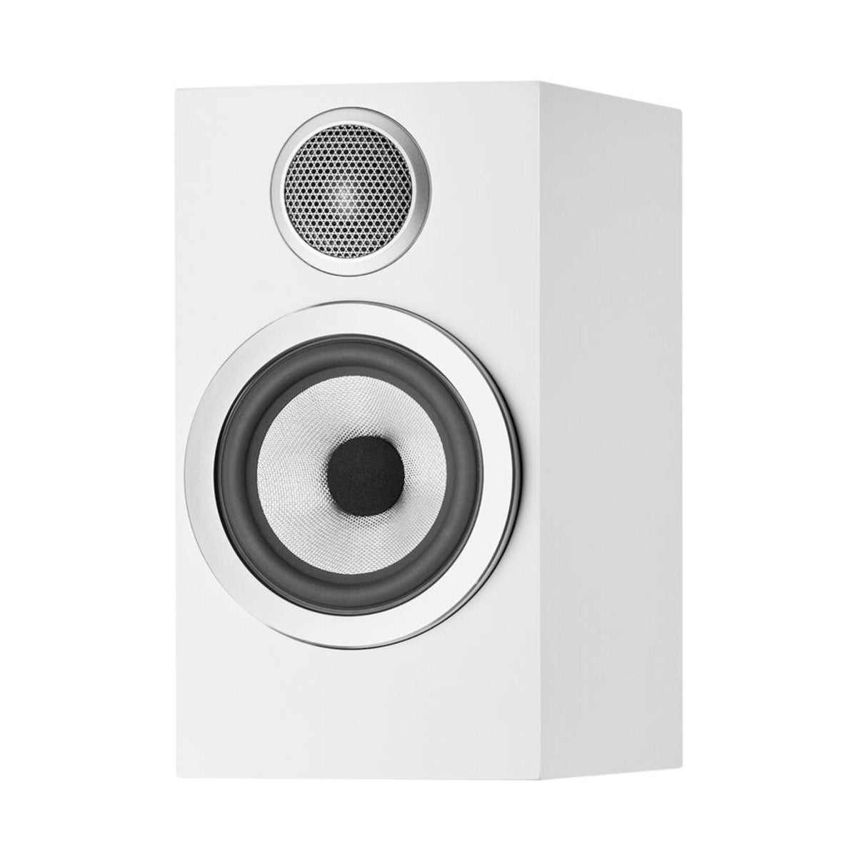 Bowers & Wilkins 707 S3 - Bookshelf Speaker - Pair - Satin White - Auratech LLC #color_satin white