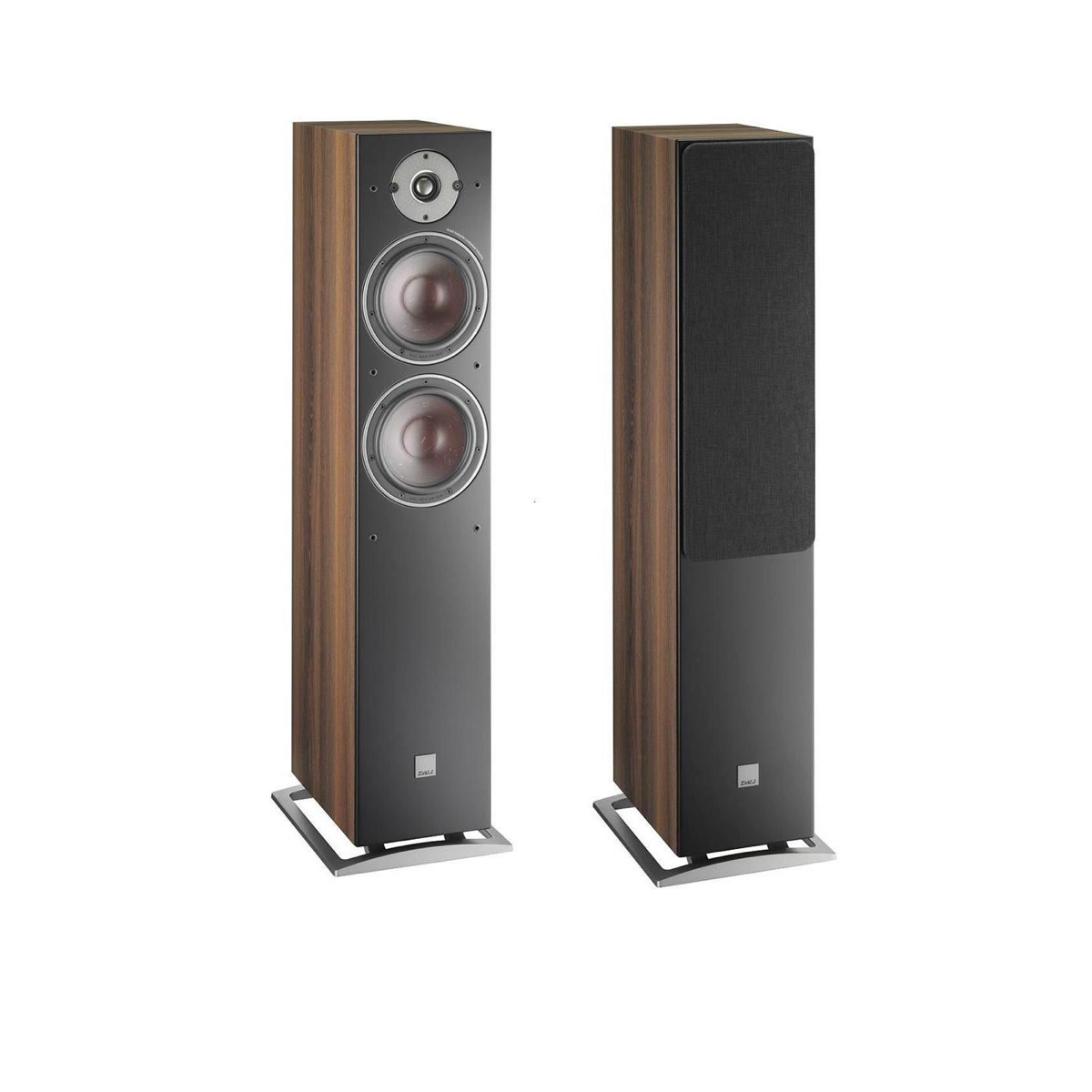 Dali Oberon 7 - Floor Standing Speaker - Pair - Dark Walnut - Auratech LLC #color_dark walnut