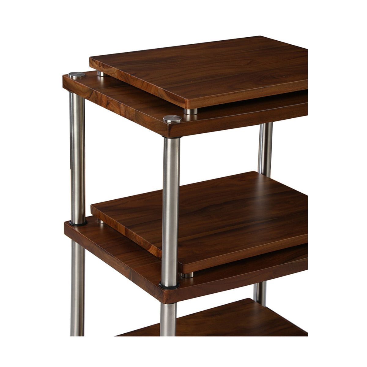 Esthetica Octave - Audio Rack - Teak Wood - Auratech LLC #color_teak wood