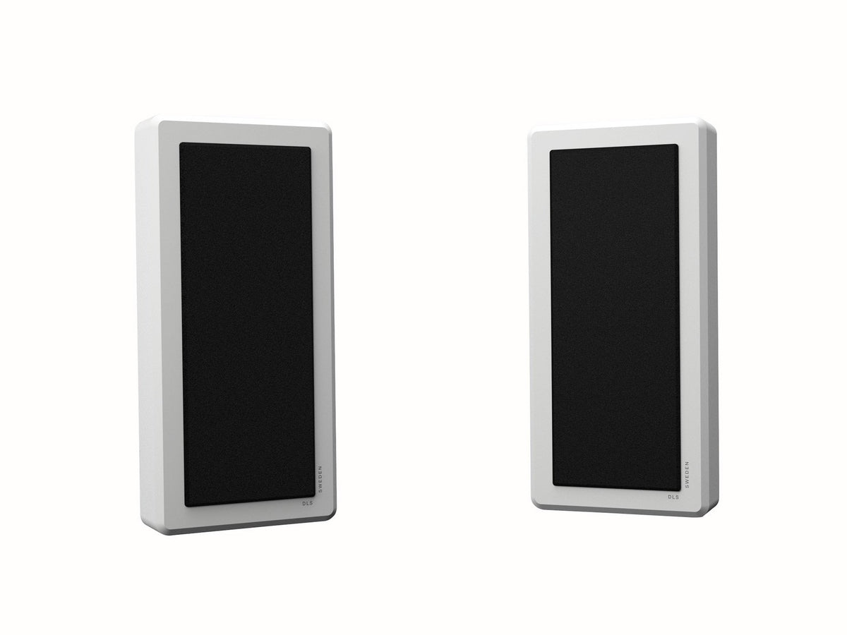 DLS Flatbox M-One - On Wall Speaker - Pair - White - Auratech LLC #color_white