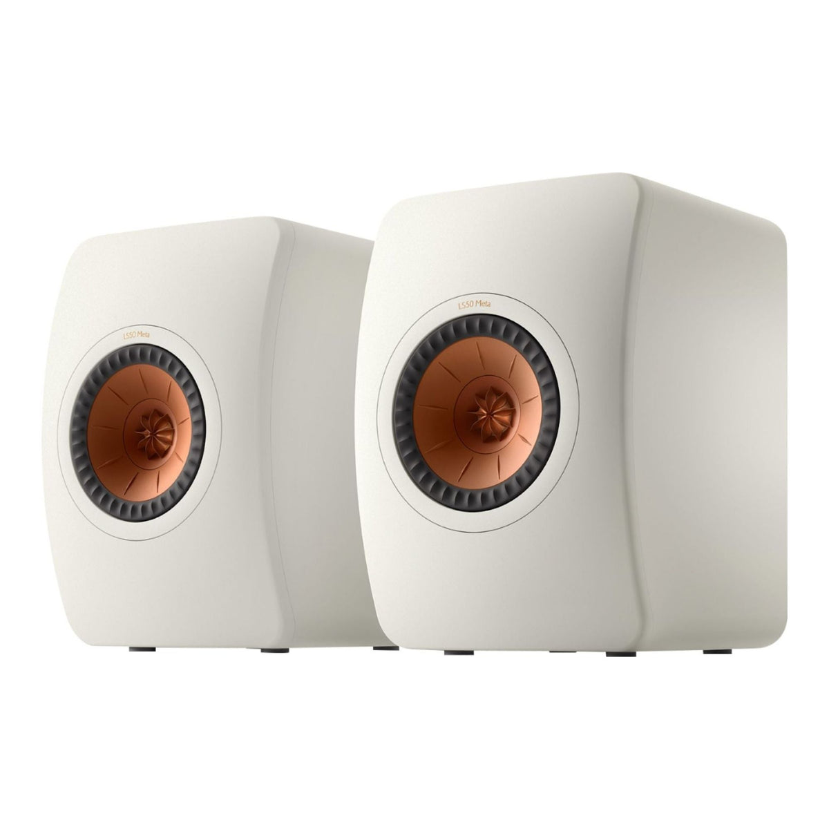 KEF LS50 Meta - Bookshelf Speaker - Pair - Mineral White - Auratech LLC #color_mineral white