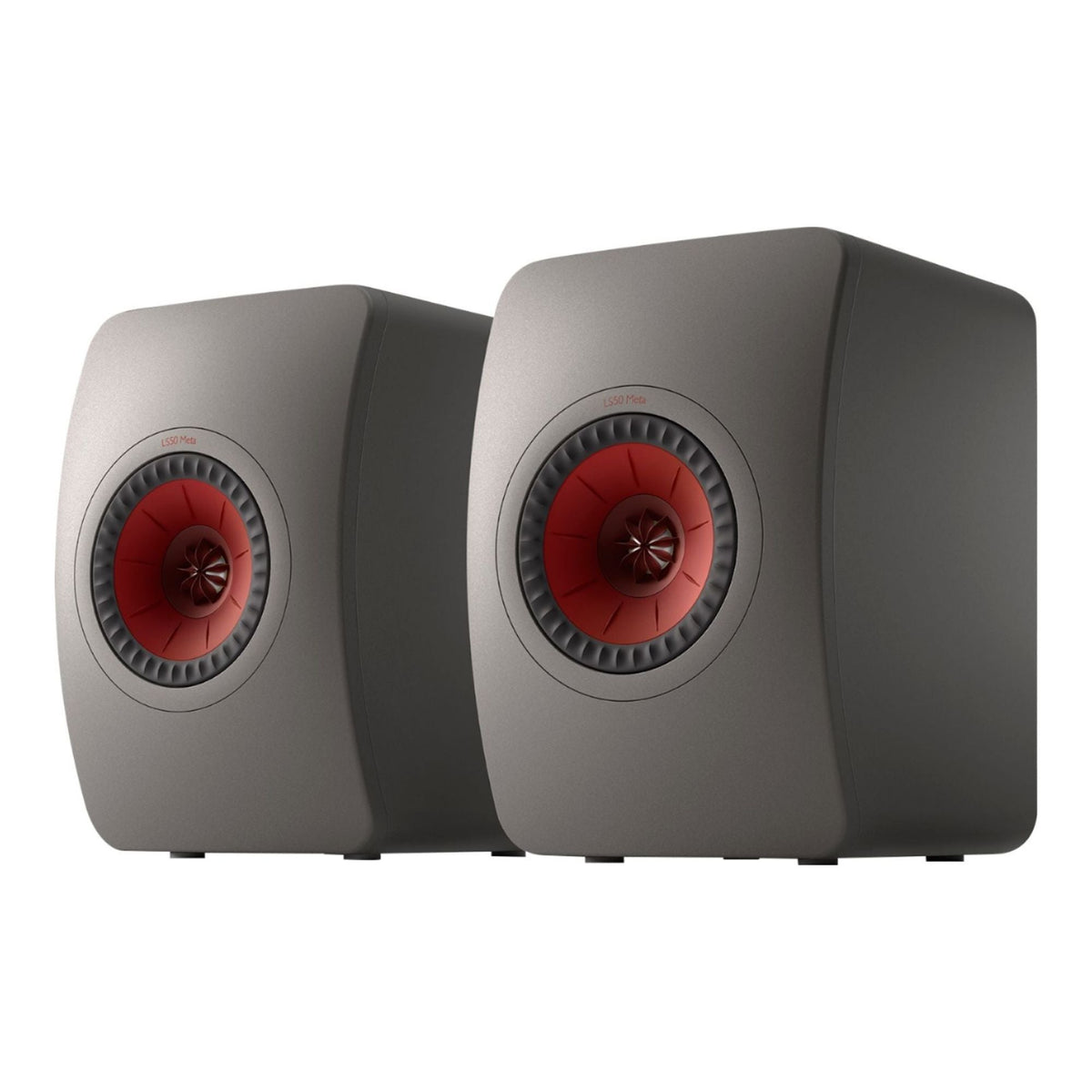 KEF LS50 Meta - Bookshelf Speaker - Pair - Titanium Grey - Auratech LLC #color_titanium grey