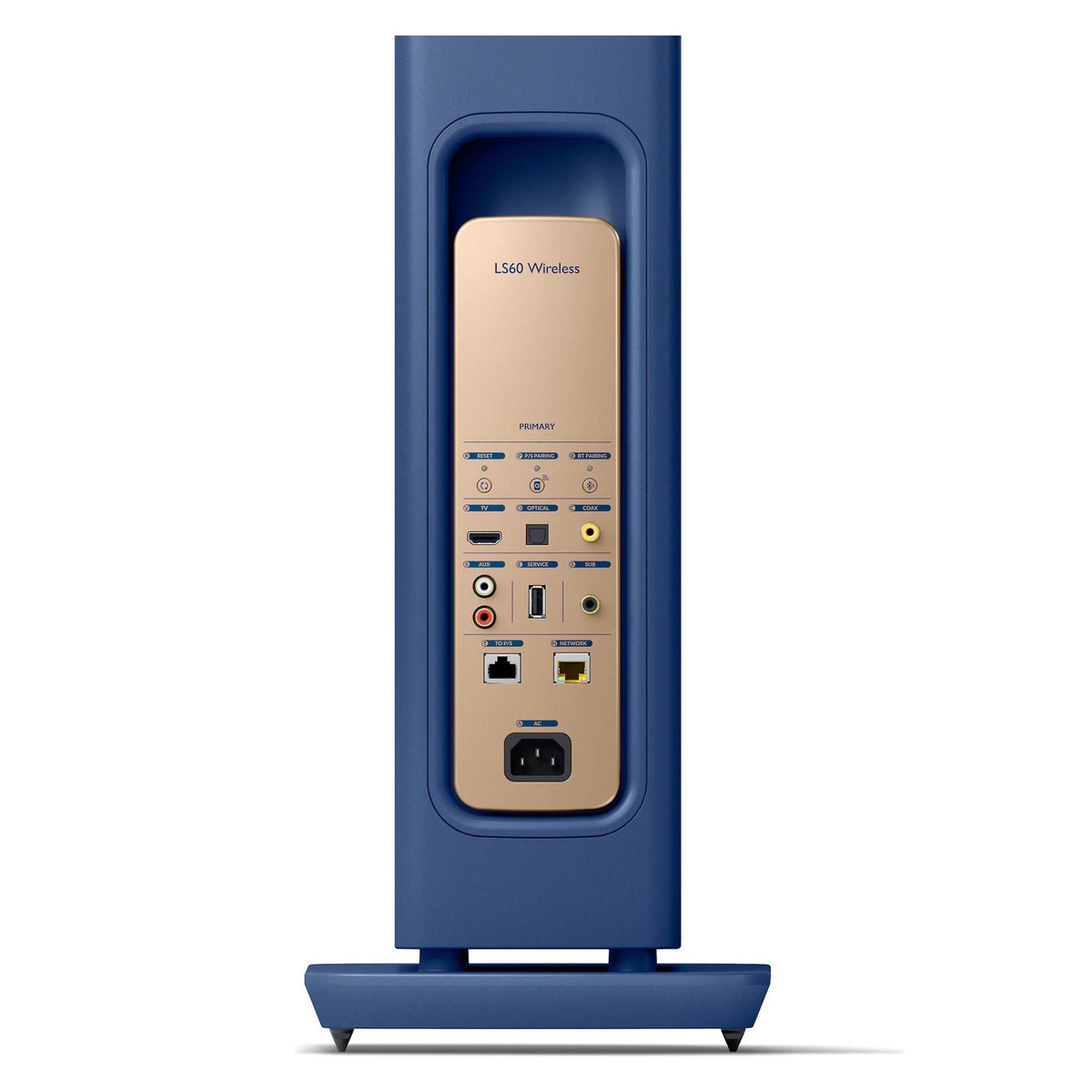 KEF LS60 Wireless - Floor Standing Speaker - Pair - Royal Blue - Auratech LLC #color_royal blue