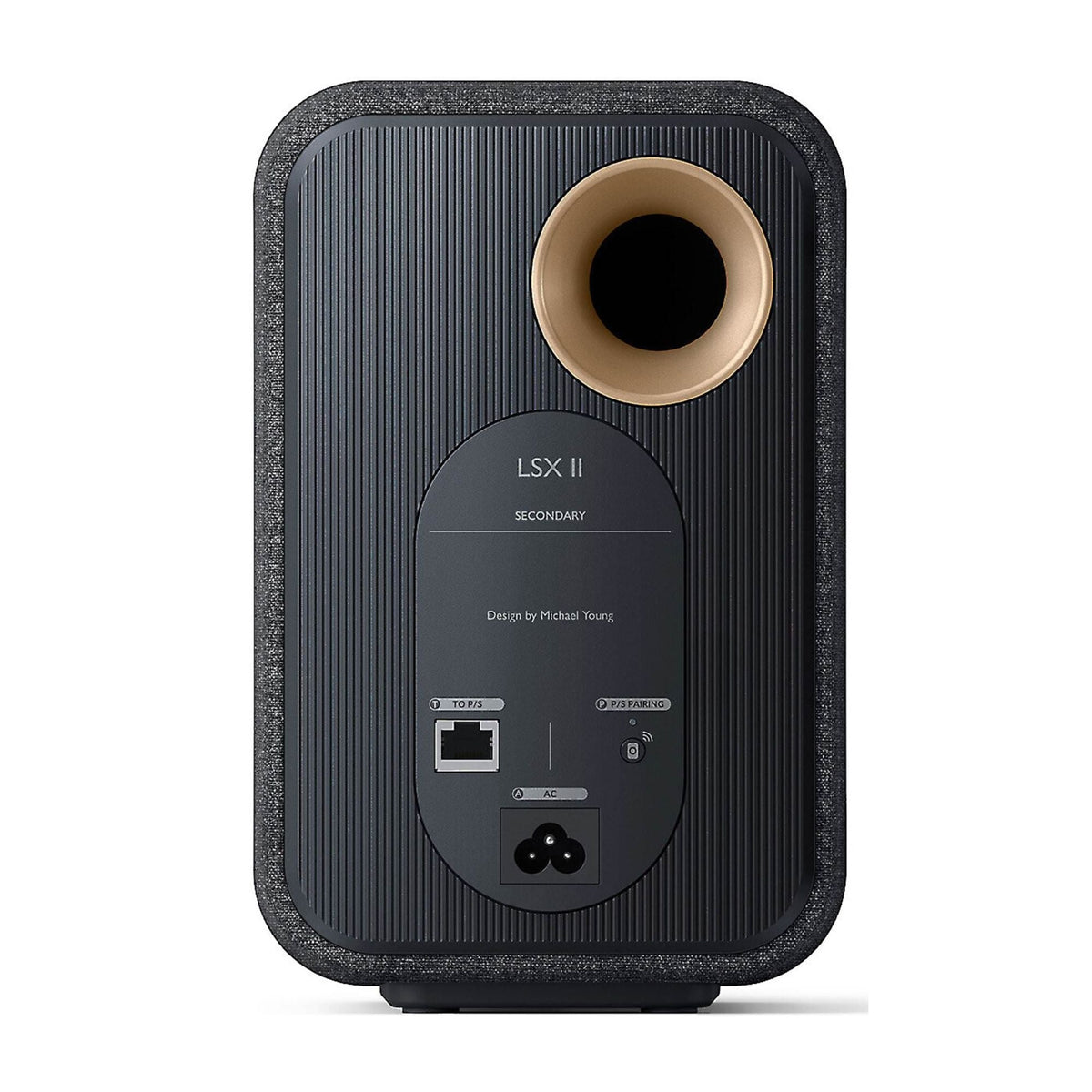 KEF LSX II - Active Bookshelf Speaker - Pair - Auratech LLC #color_carbon black