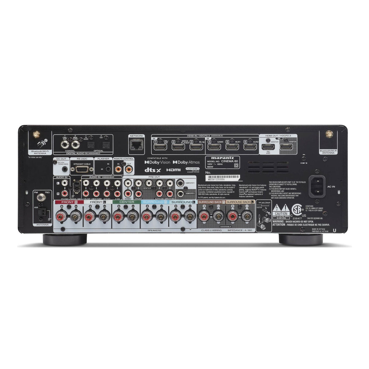 Marantz Cinema 60 - 7.2 Channel 8K AV Receiver - Auratech LLC