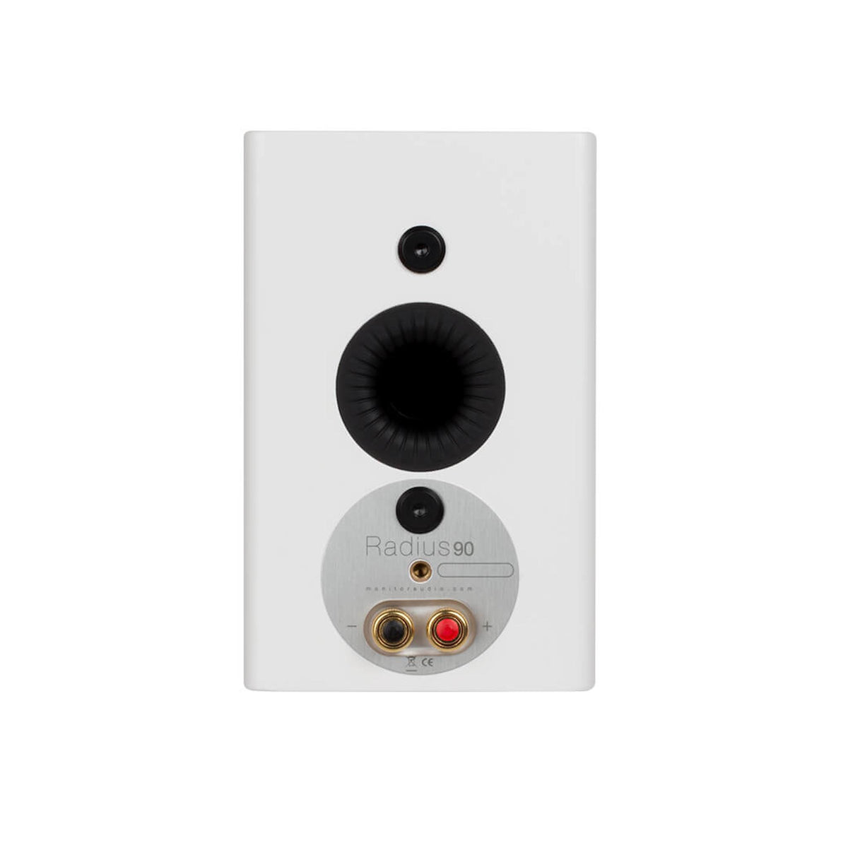 Monitor Audio Radius 90 - Bookshelf Speaker - Pair - Satin White - Auratech LLC #color_satin white
