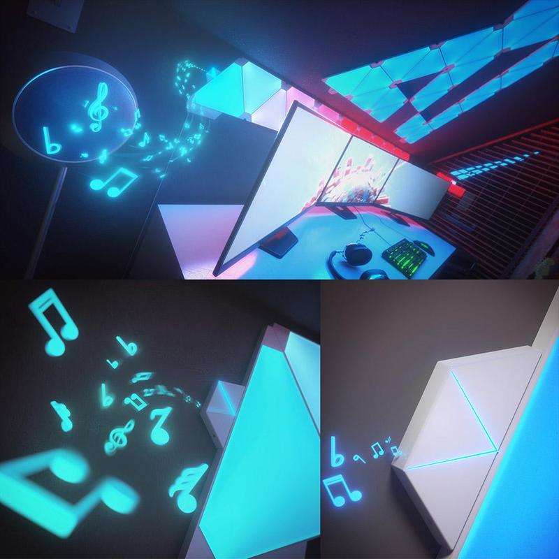 Nanoleaf Aurora Smarter Kit - 9 Panels Nanoleaf  Aurora Smarter Kit 9 Panels - Auratech LLC