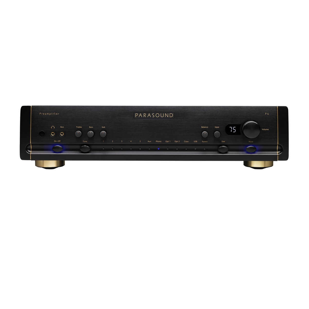 Parasound Halo P6 - 2 Channel Preamplifier Parasound Halo P6 - Auratech LLC