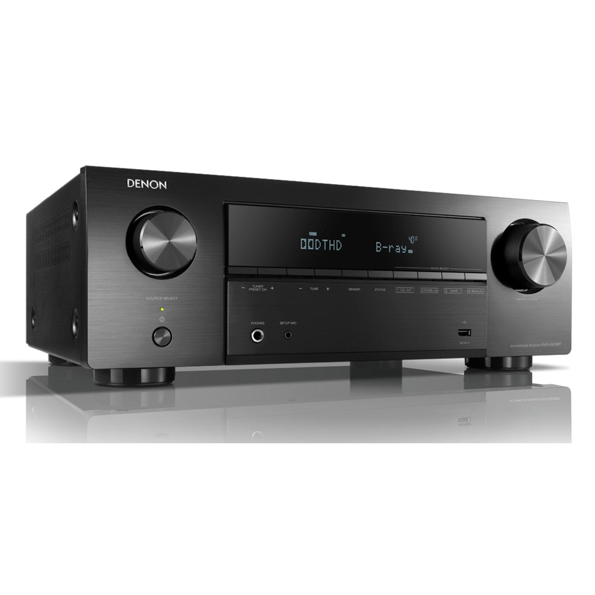Denon AVR-X550BT - 5.2 Channel AV Receiver Denon AVR-X550BT - 5.2 Channel AV Receiver - Auratech LLC