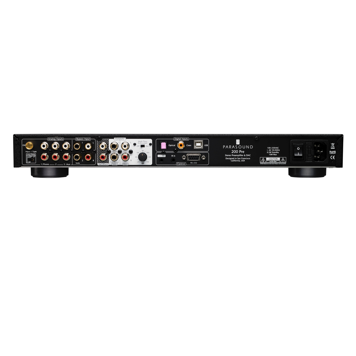 Parasound - NewClassic 200Pre - Pre Stereo Pre-amplifier Parasound - NewClassic 200Pre - Auratech LLC