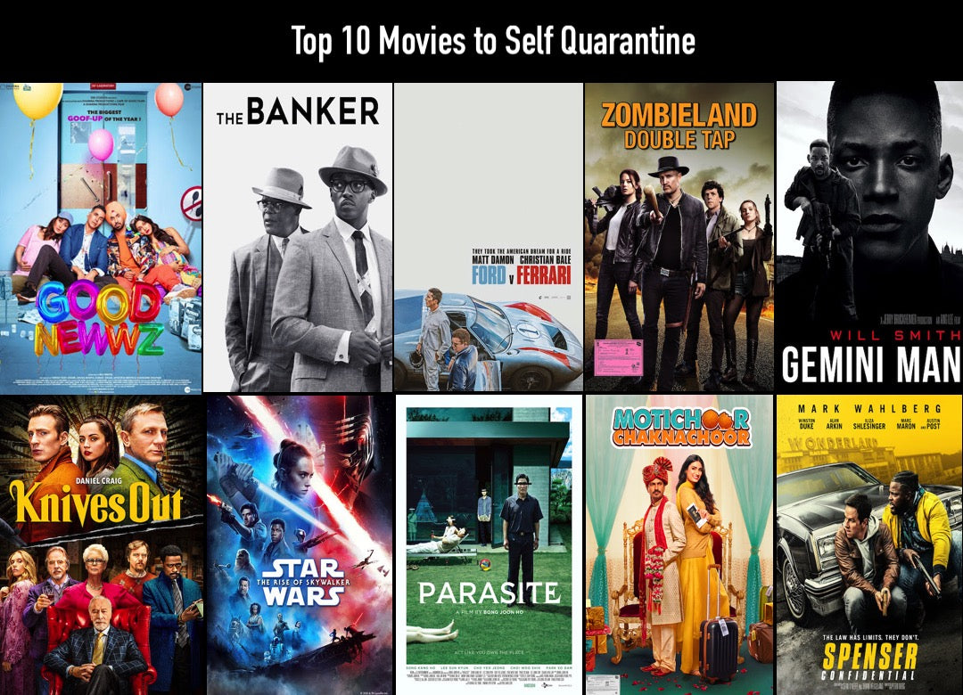 Top 10 Movies to Self Quarantine