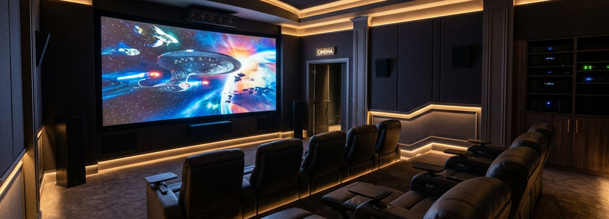 Private home cinema designed by Auratech - Auratech LLC