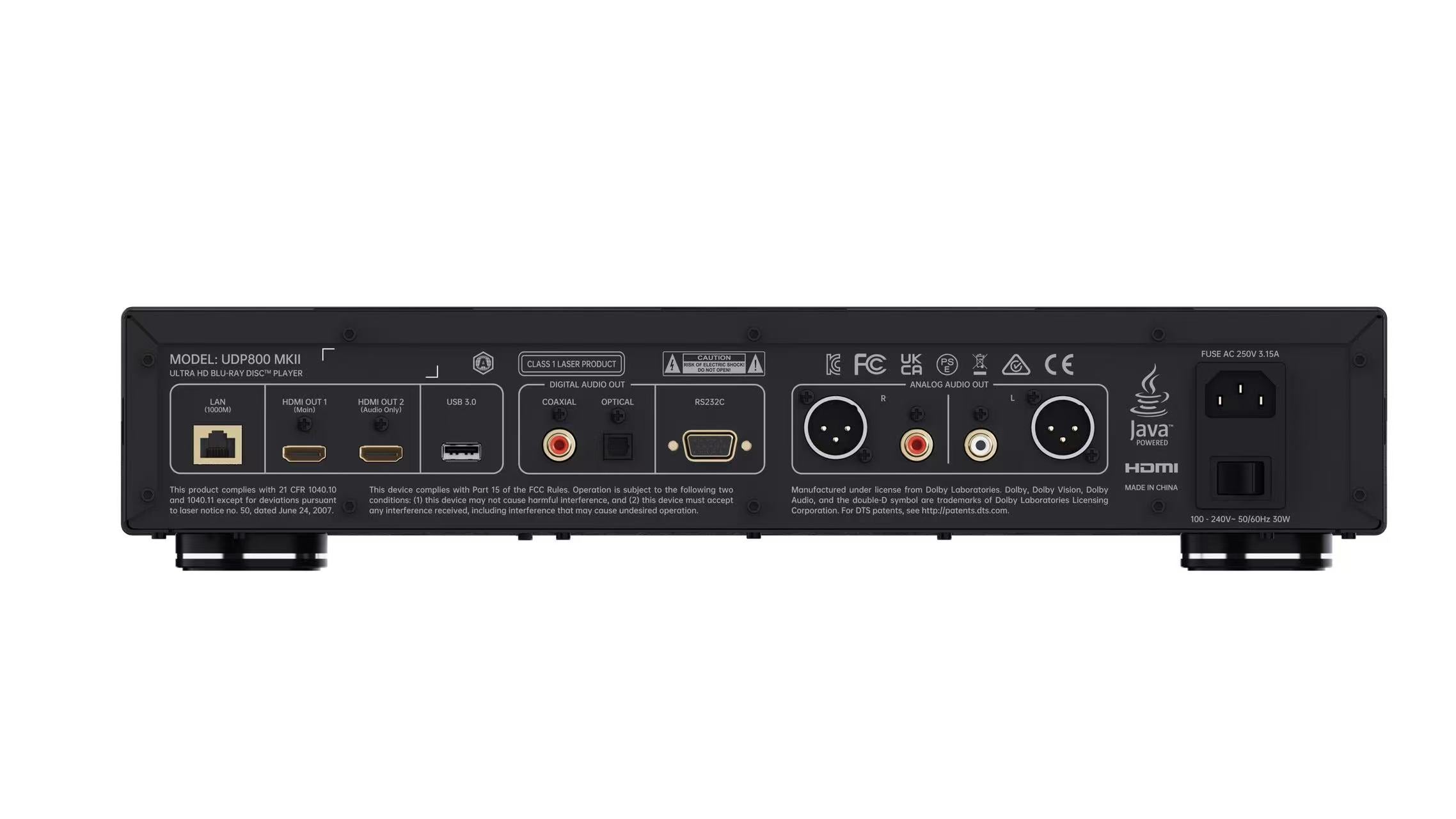 Magnetar UDP800 - MKII 4K UHD Dolby Vision Blu-ray Player - Auratech LLC