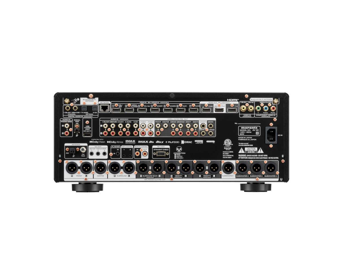 Marantz AV30 - 11.2 Channel 8K Pre-Amplifier