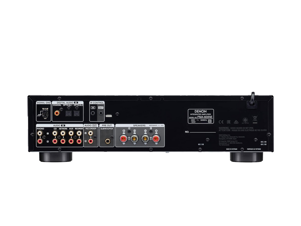 Denon PMA-600NE - Integrated Amplifier - Back Panel - Auratech LLC