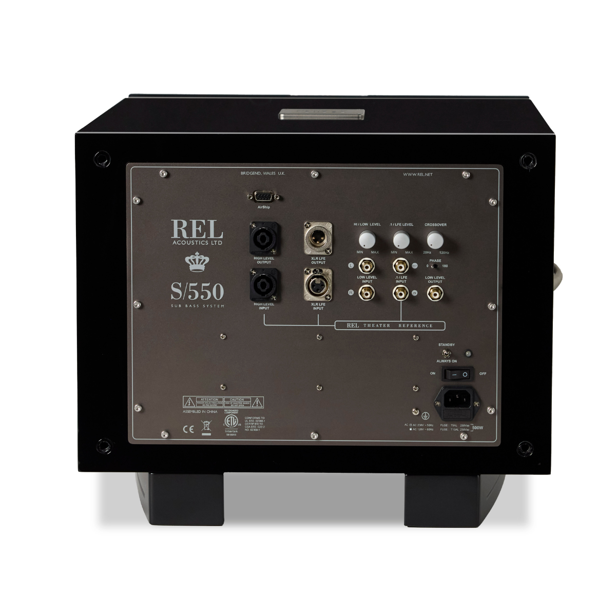 REL Acoustics S/550 - Active Subwoofer - Auratech LLC