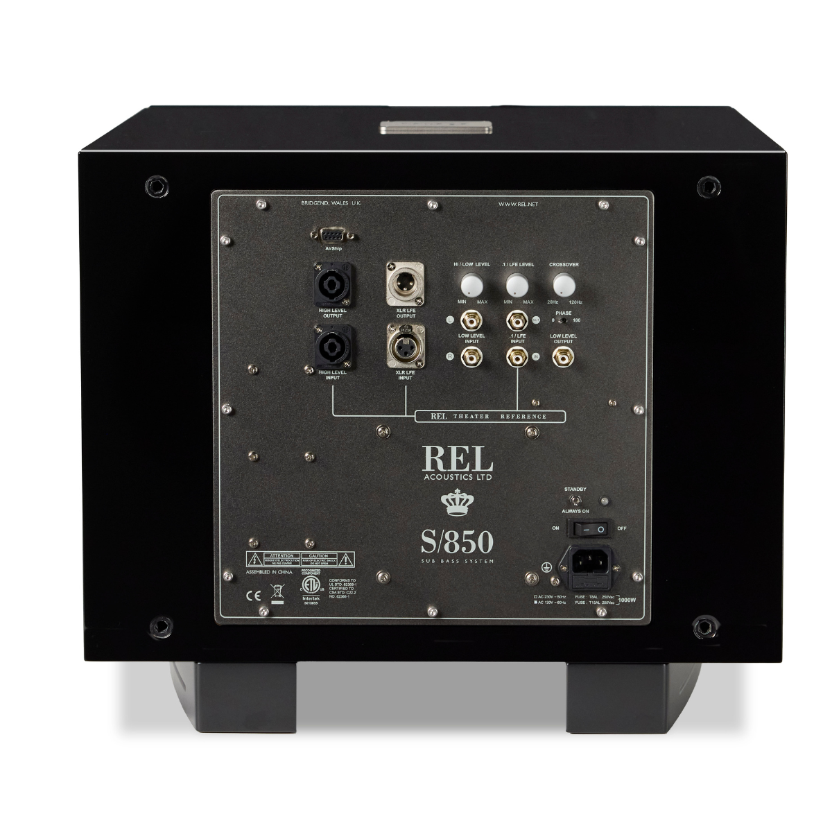 REL Acoustics S/850 - Active Subwoofer - Auratech LLC