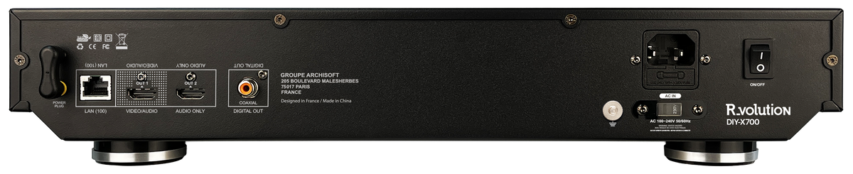 R_Volution Chassis DIY 700 + SONY UBP-X700 - Auratech LLC
