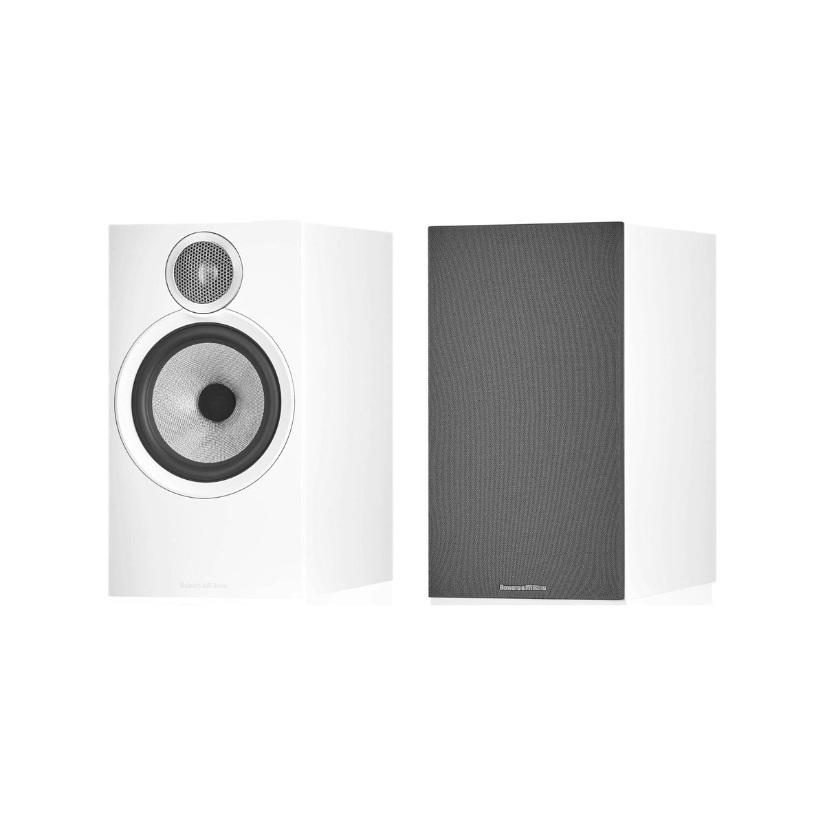 Bowers & Wilkins 606 S3 - Bookshelf Speaker - Pair - White - Auratech LLC #color_white