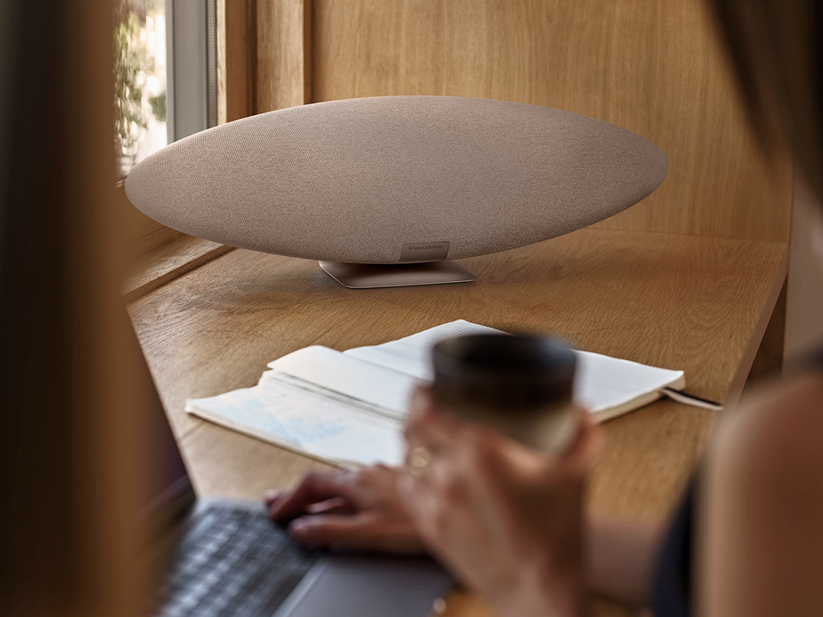 Bowers & Wilkins Zeppelin - Wireless Speaker - Solar Gold - Lifestyle View - Auratech LLC #color_solar gold