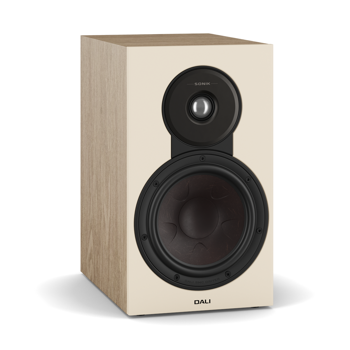 Dali Sonik 3 - Bookshelf Speaker - Pair - Natural Oak - Angle View - Auratech LLC #color_natural oak