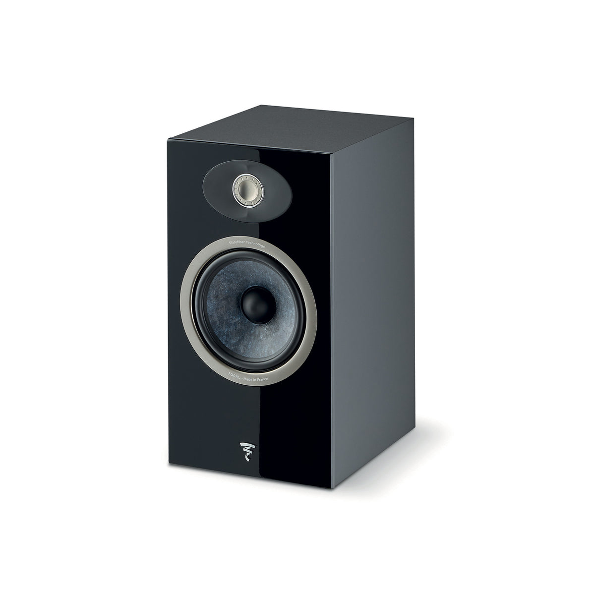 Focal Theva N1 - Bookshelf Speaker - Pair - Black - Angle View - Auratech LLC #color_black