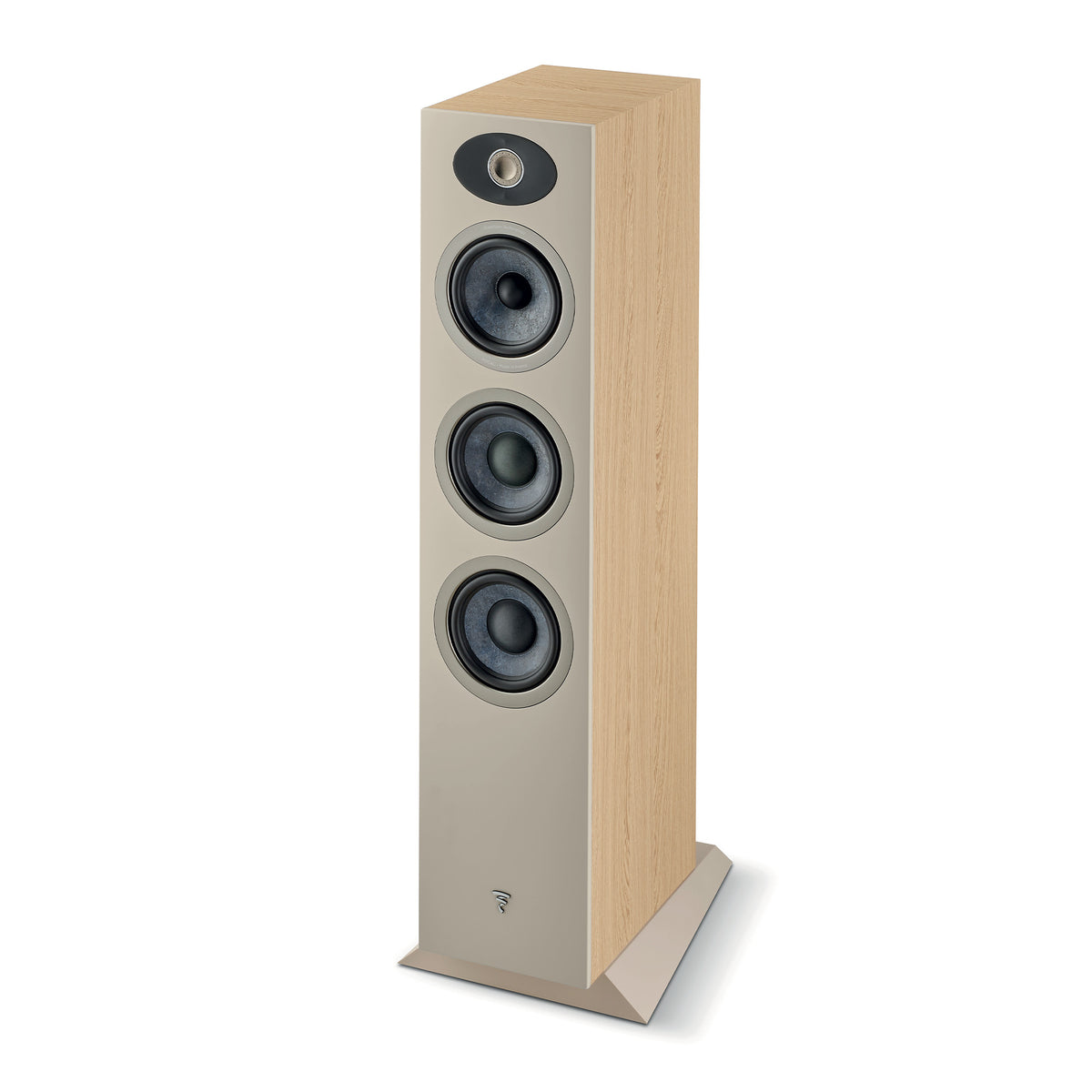 Focal Theva N2 - Bookshelf Speaker - Pair - Light Wood - Angle View - Auratech LLC #color_light wood