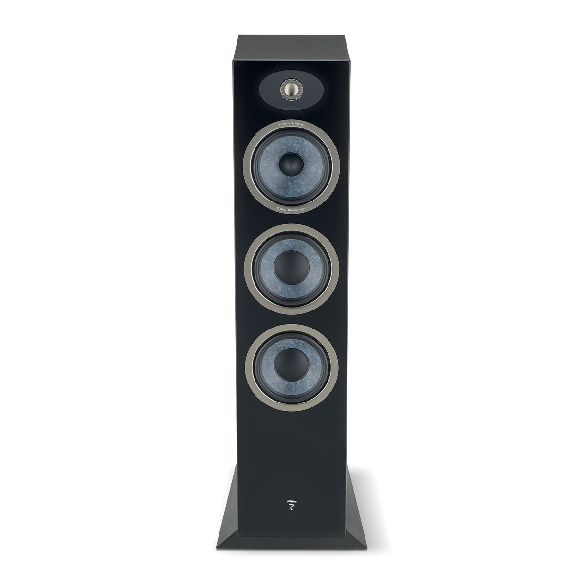 Focal Theva N3 - Floor Standing Speaker - Pair - Black - Front View - Auratech LLC #color_black