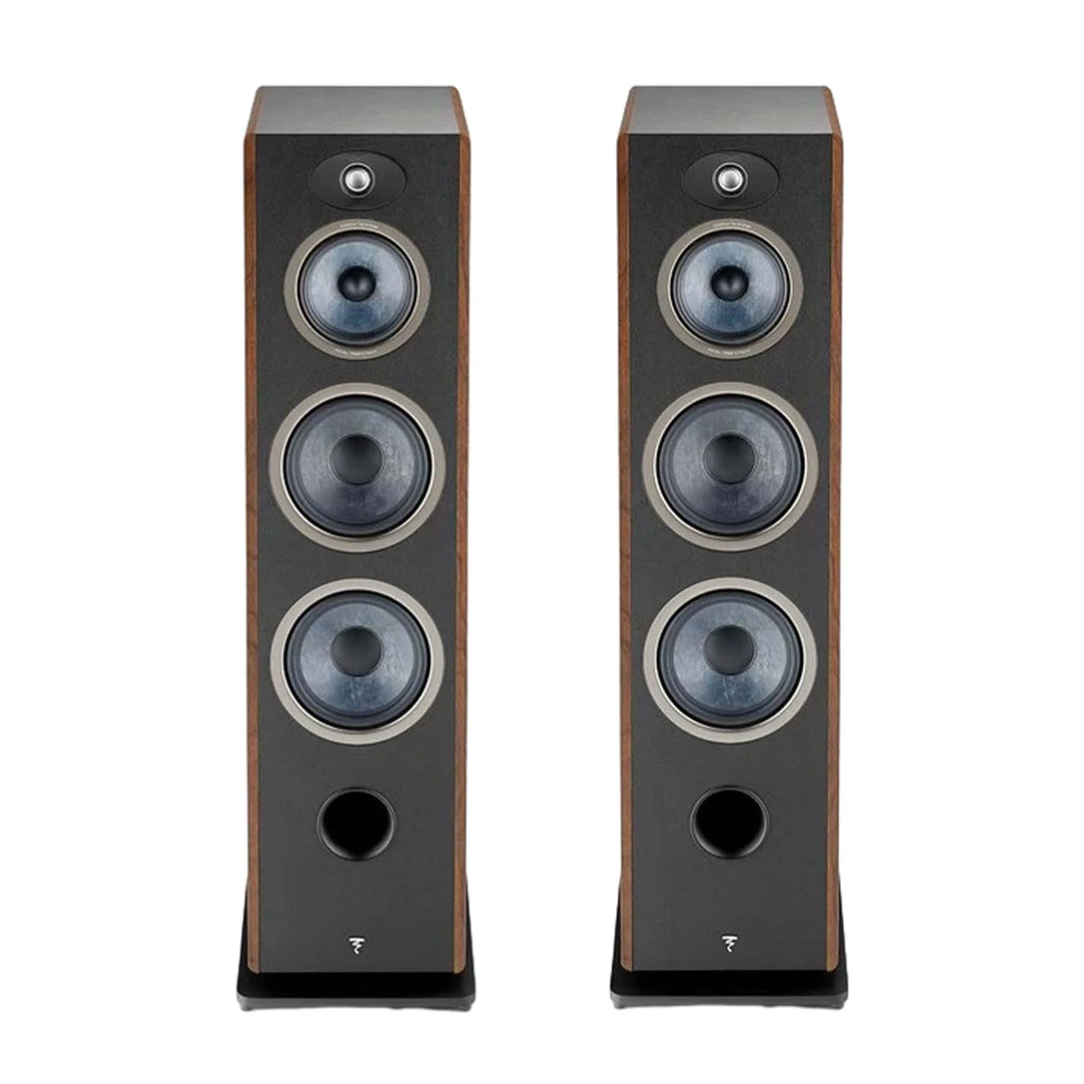 Focal Vestia N4 - Floor Standing Speaker - Pair - Dark Wood - Auratech LLC #color_dark wood