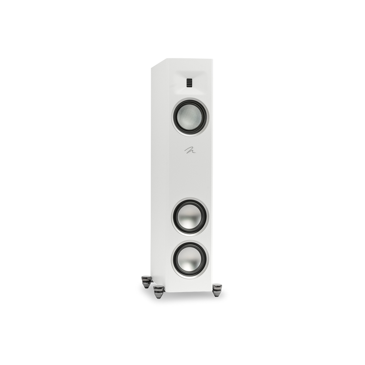 Martin Logan Motion F10 - Floor Standing Speaker - Pair - Front View - Auratech LLC #color_saturn white