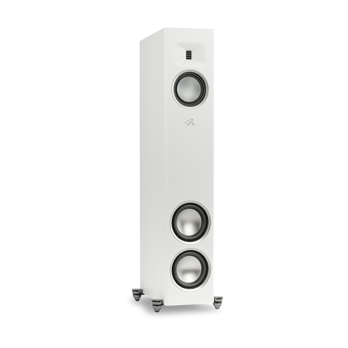 Martin Logan Motion F20 - Floor Standing Speaker - Pair - Front View - Auratech LLC #color_saturn white
