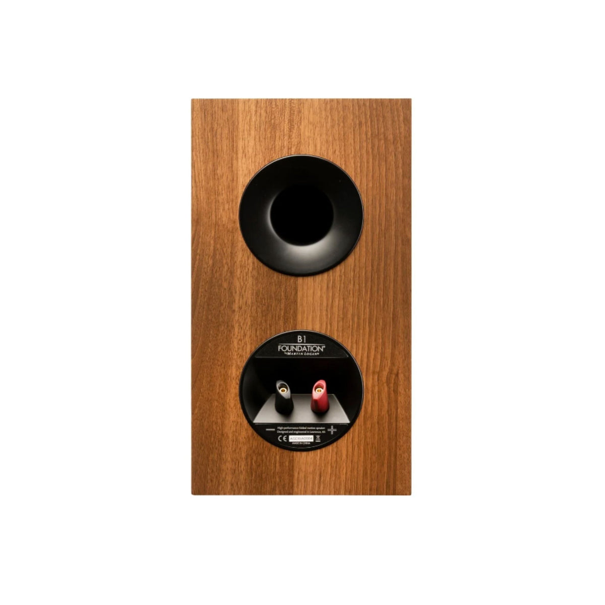 Martin Logan Motion Foundation B1 - Bookshelf Speaker - Pair - Walnut - Auratech LLC #color_walnut