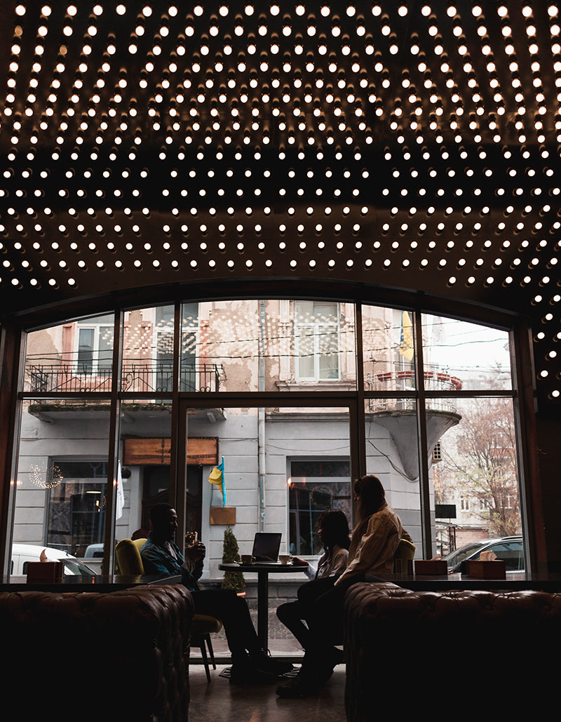 Cafe ceiling lighting - Auratech Dubai