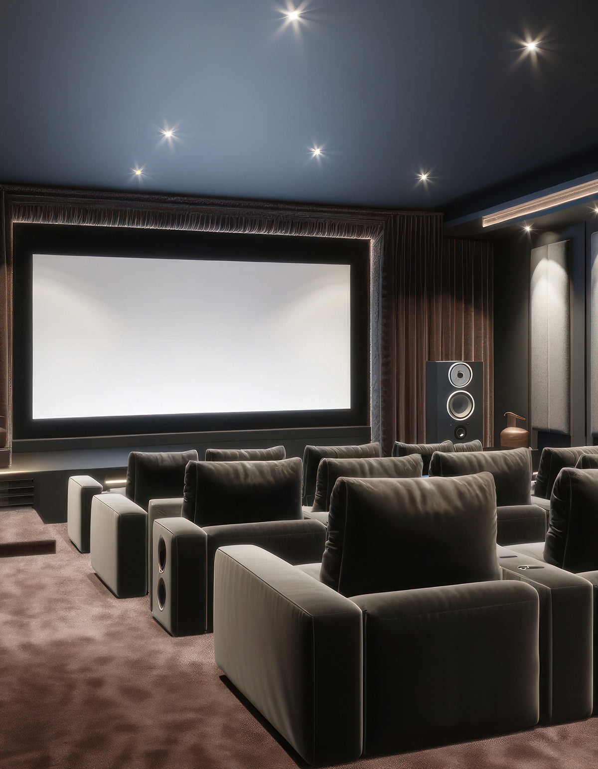 Projection screen cinema - Auratech Dubai