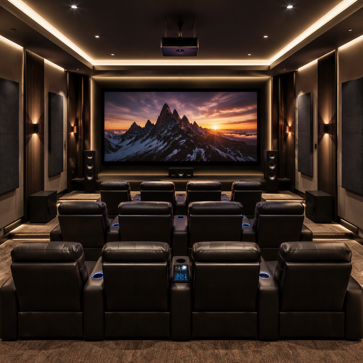 Tiered premium seating - Auratech Dubai