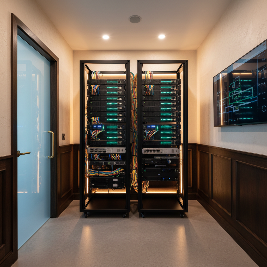 Equipment rooms and racks - Auratech Dubai
