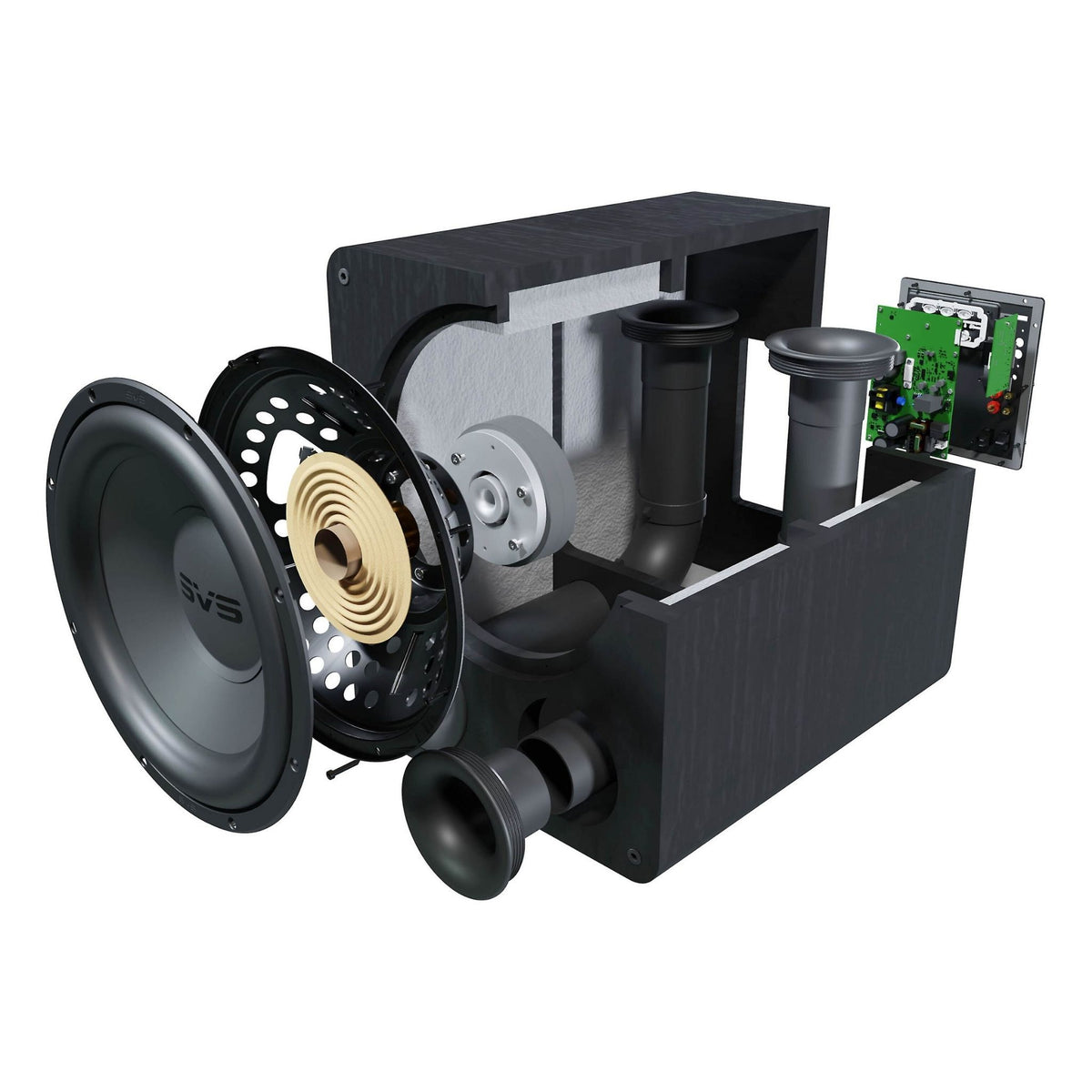 SVS Sound SB-1000 Pro - Subwoofer - Black Ash - AVStore