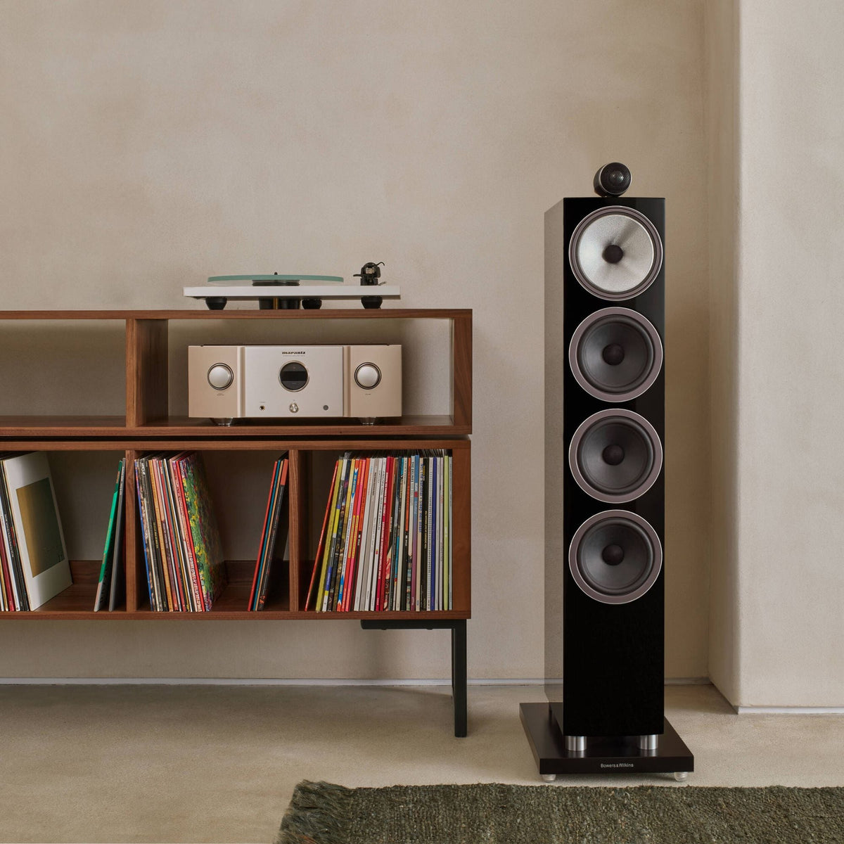 Bowers & Wilkins 702 S3 - Floor Standing Speaker - Pair - Gloss Black - Auratech LLC #color_gloss black