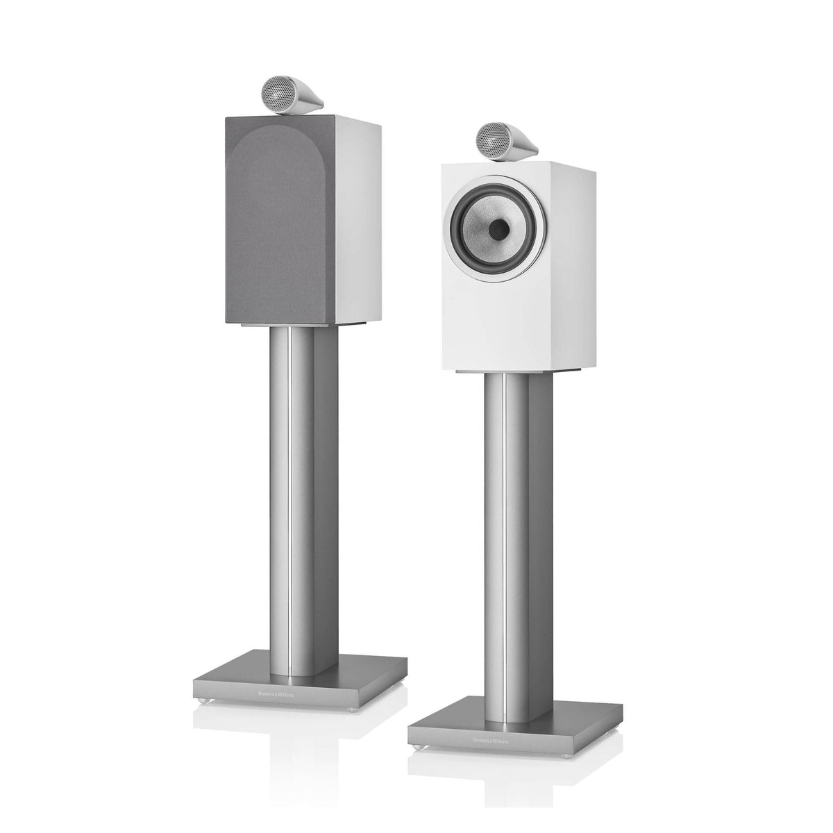Bowers & Wilkins 705 S3 - Bookshelf Speaker - Pair - Satin White - Auratech LLC #color_satin white