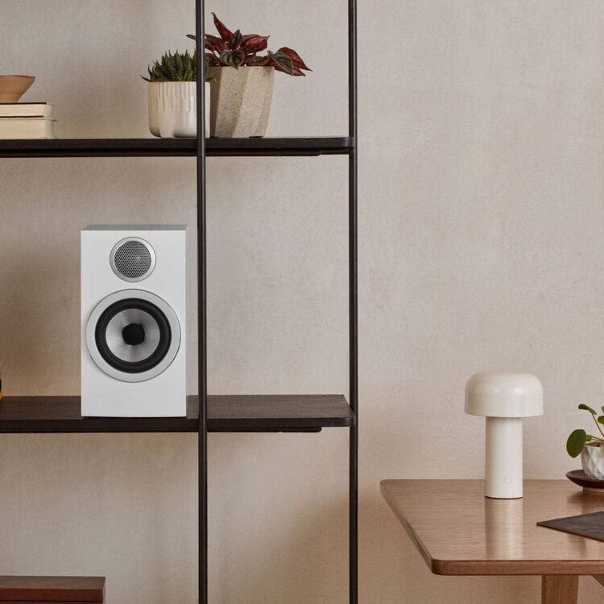 Bowers & Wilkins 707 S3 - Bookshelf Speaker - Pair - Satin White - Auratech LLC #color_satin white
