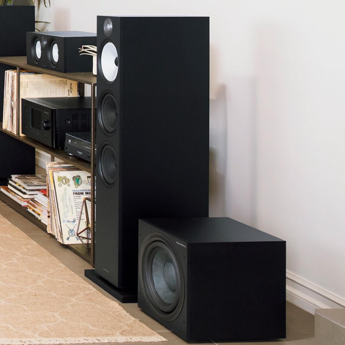 Bowers & Wilkins ASW610 - Subwoofer - Matte Black - Auratech LLC #color_matte black
