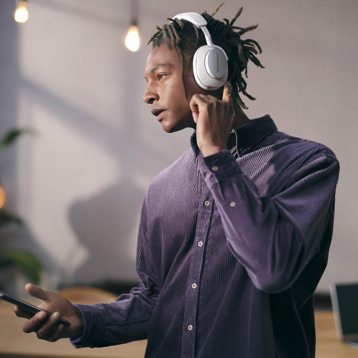 Bowers & Wilkins PX7 S2 - Wireless Headphones - Gray - Auratech LLC #color_gray