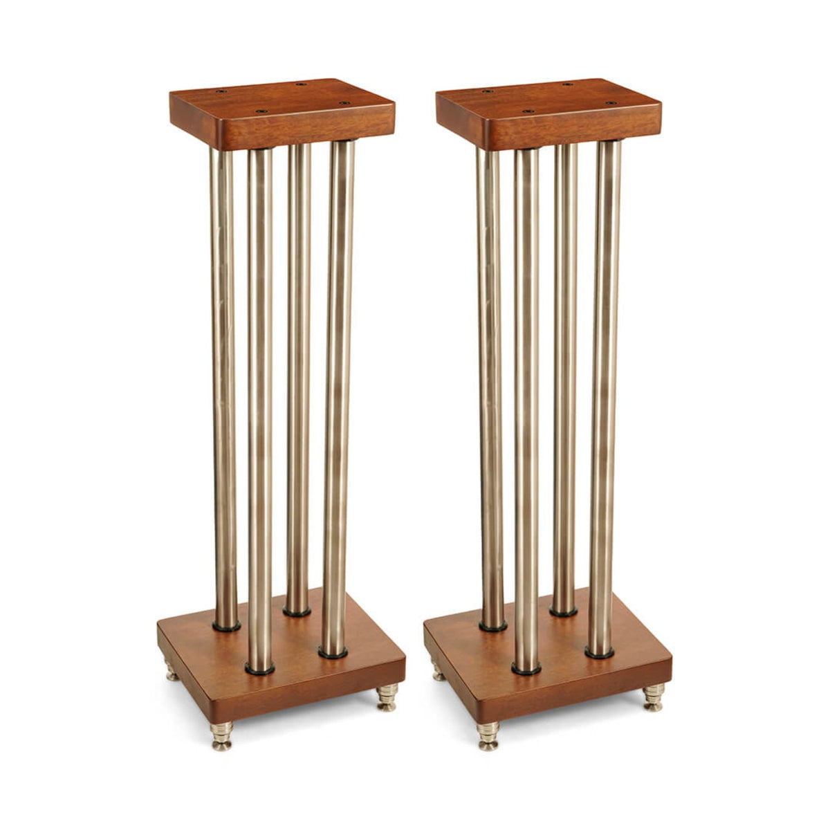 Esthetica Octavia - Speaker Stand - Teak - Auratech LLC #color_teak