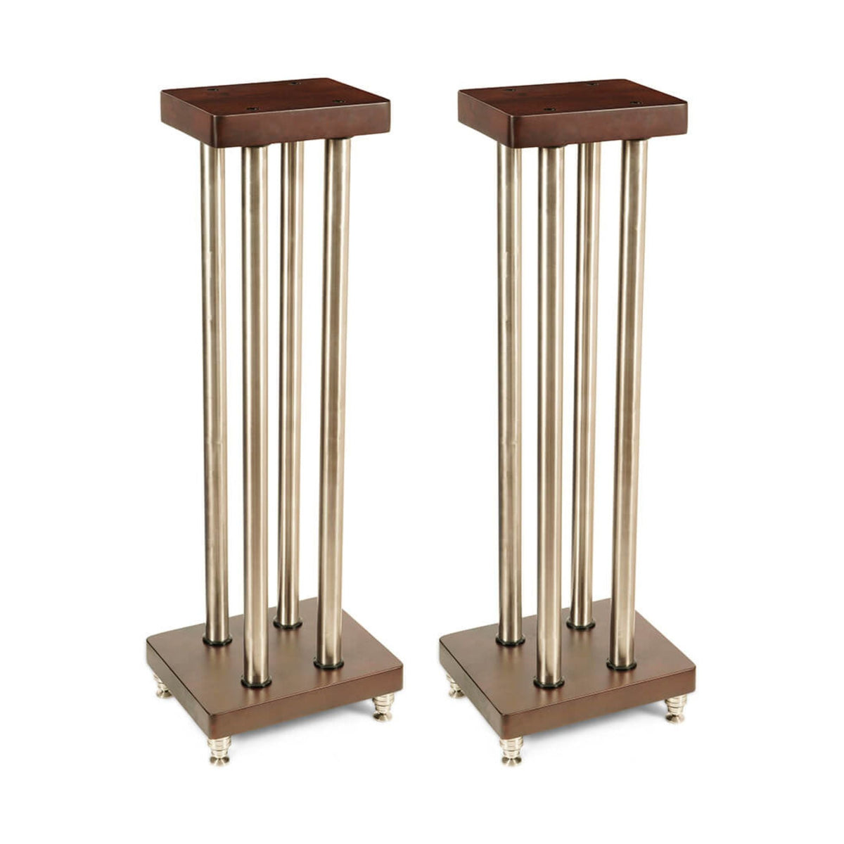 Esthetica Octavia - Speaker Stand - Walnut - Auratech LLC #color_walnut