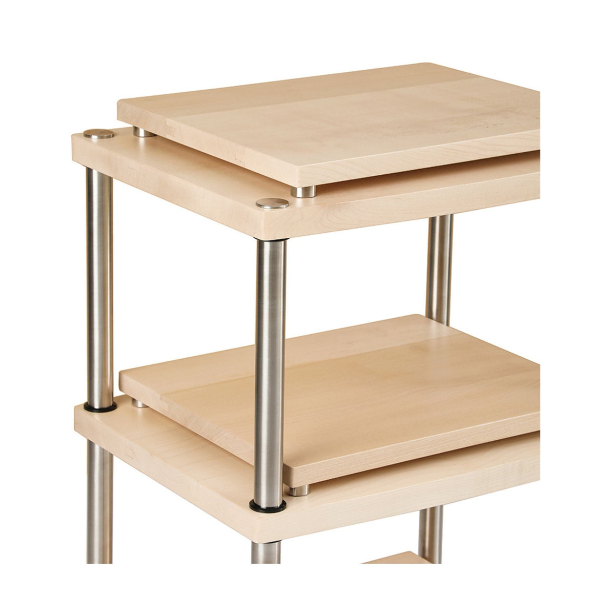Esthetica Octave - Audio Rack - White Ash Wood - Auratech LLC #color_white ash wood
