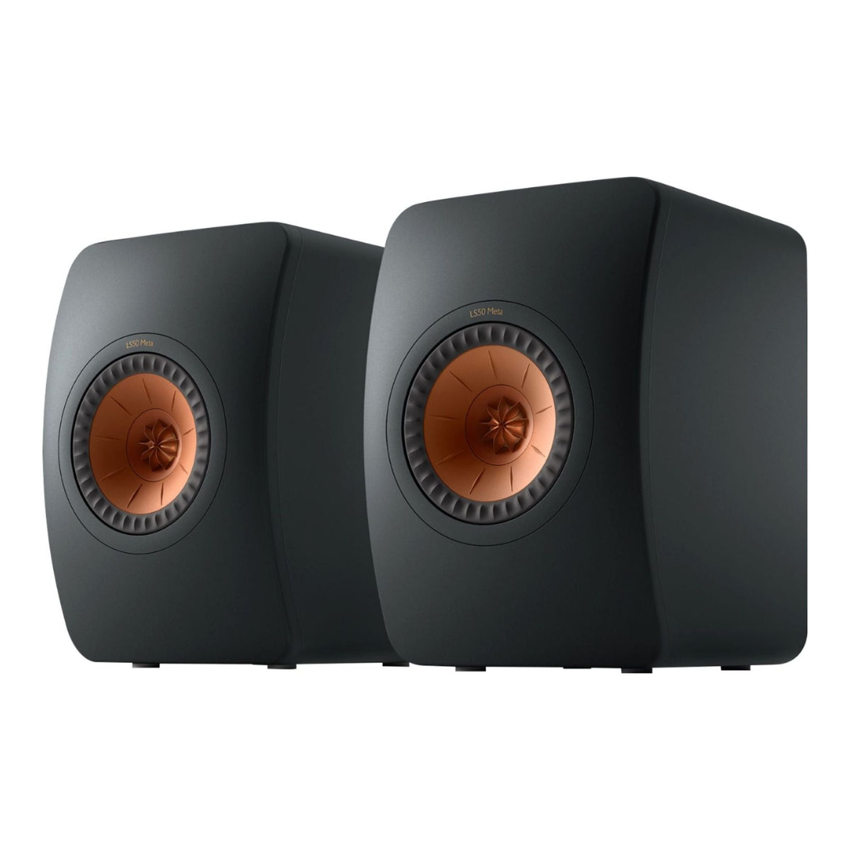 KEF LS50 Meta - Bookshelf Speaker - Pair - Auratech LLC #color_carbon black