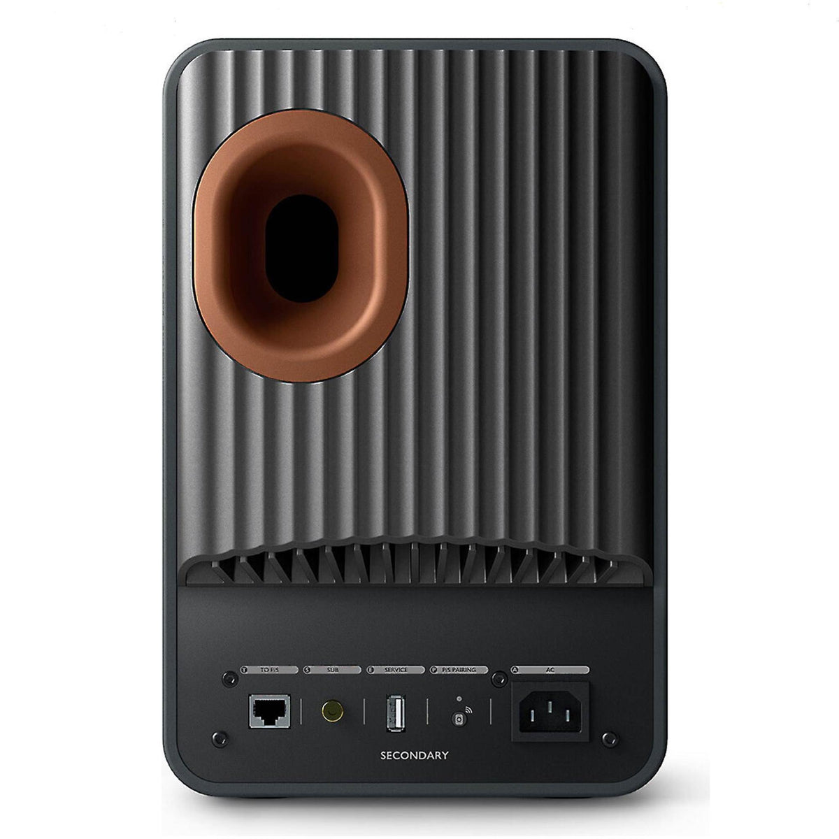 KEF LS50 Wireless 2 - Active Bookshelf Speaker - Pair, KEF, Active Bookshelf Speaker - Auratech LLC #color_carbon black