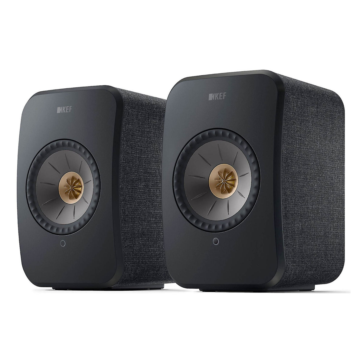 KEF LSX II - Active Bookshelf Speaker - Pair - Auratech LLC #color_carbon black
