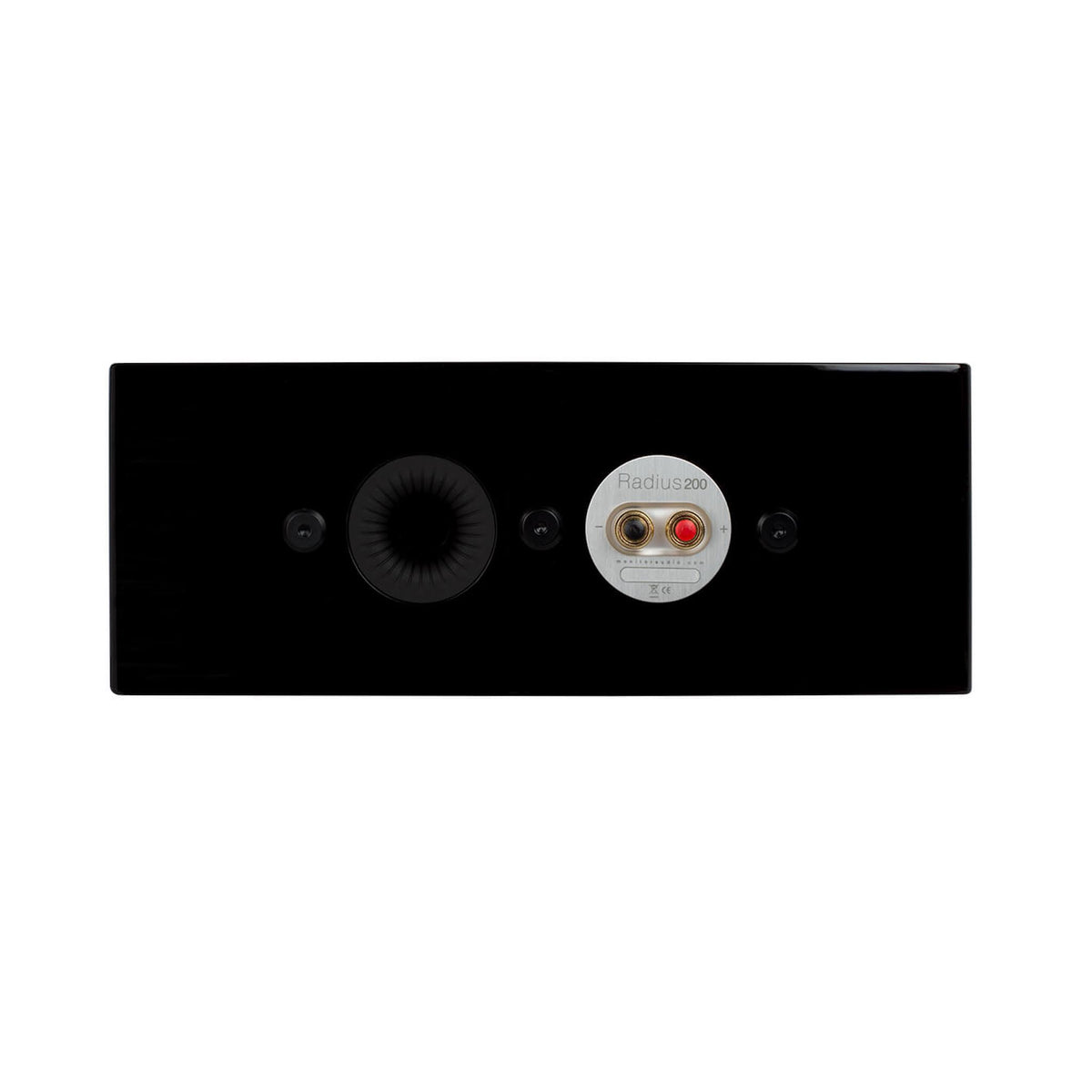 Monitor Audio Radius 200 - Centre Speaker - Piece - High Gloss Black Lacquer - Auratech LLC #color_high gloss black lacquer