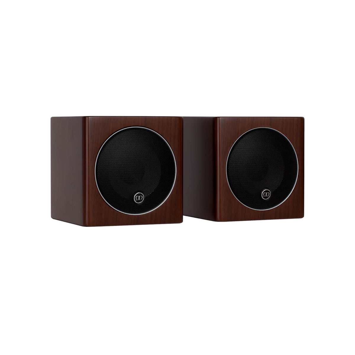 Monitor Audio Radius 45 - Bookshelf Speaker - Pair - Walnut Real Wood Veneer - Auratech LLC #color_walnut real wood veneer